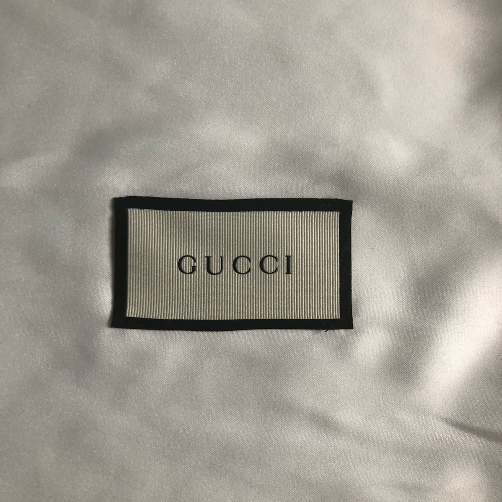 Gucci silk dust bags